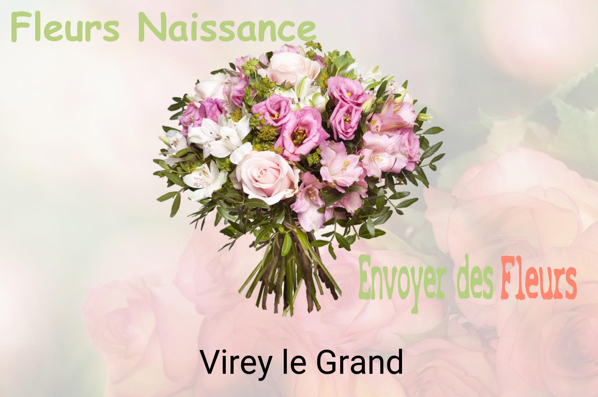 Bouquet de fleurs de naissance livré à Virey-le-Grand