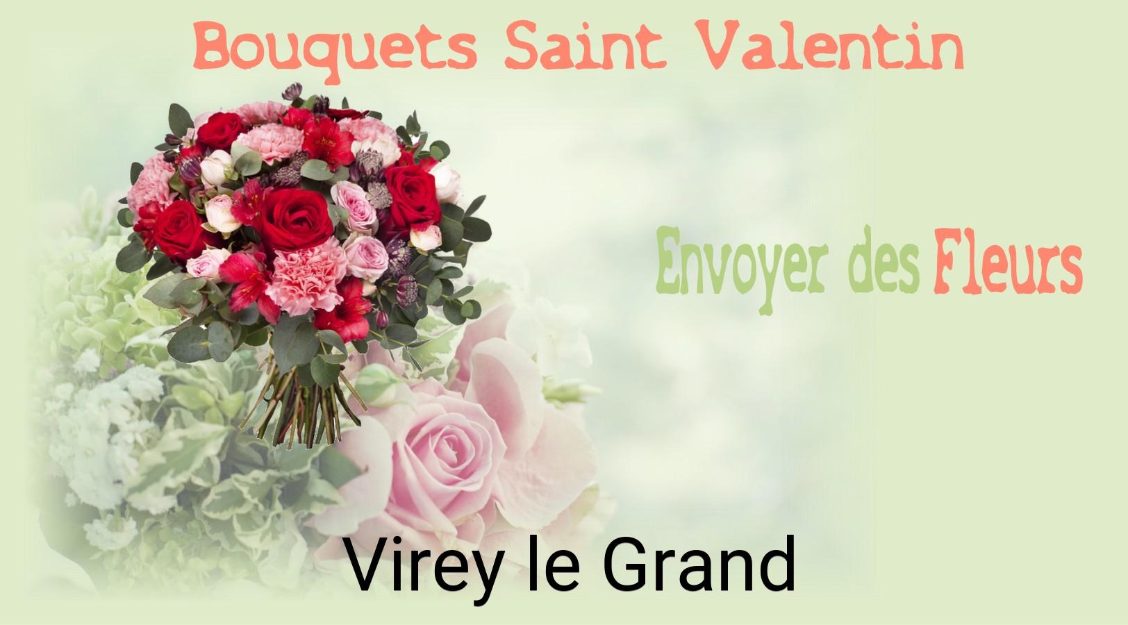 Roses de Saint-Valentin livrées à Virey-le-Grand